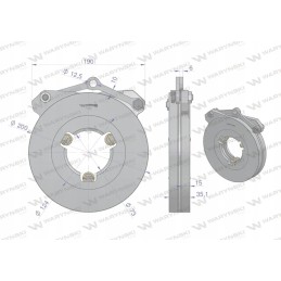 Case Warynski stabdžių apkaba 3142883r94w