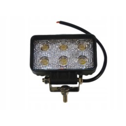 Darbinė lempa 6 LED 12v 24v stačiakampė halogeninė lempa