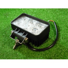 Darbinė lempa 6 LED 12v 24v stačiakampė halogeninė lempa