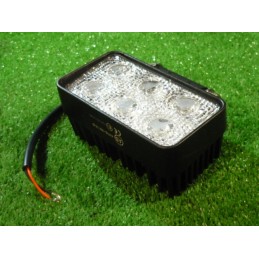 Darbinė lempa 6 LED 12v 24v stačiakampė halogeninė lempa