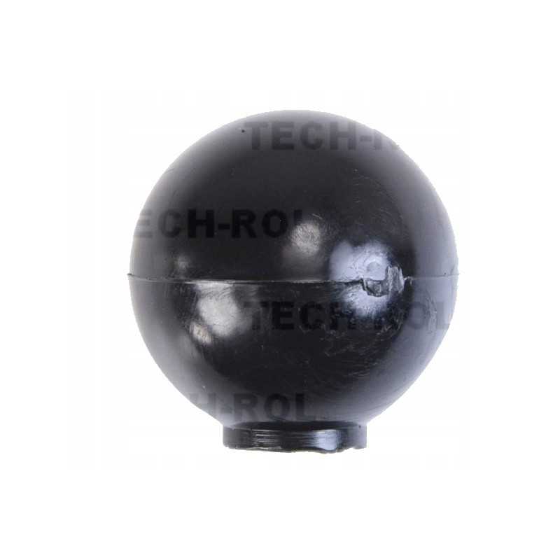 Svirties rankenėlė, juoda, apvali, skersmuo 32 mm, M8 sriegis