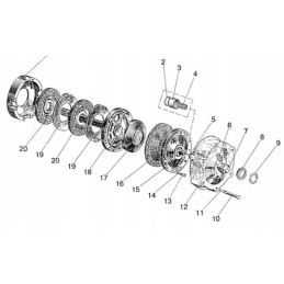 Mtz 82 stabdžių korpuso jungtis