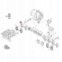 Išmetimo vamzdis fendt f934201100080 originalus