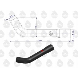Viršutinė radiatoriaus guminė žarna Ursus C 385 orig
