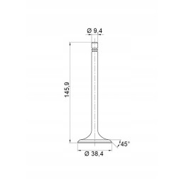 Išmetimo vožtuvas ford 2310 3230 bsd326