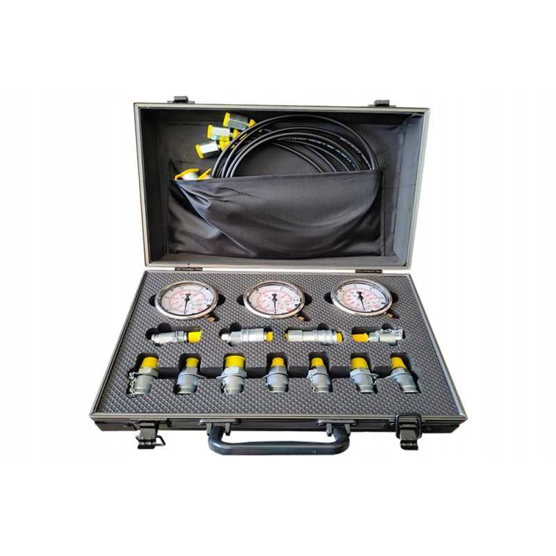 Galios hidraulinės sistemos diagnostikos rinkinys