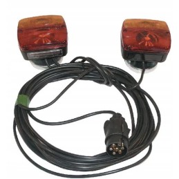 Galinių žibintų komplektas su magnetu, 7 m laidas, LA97520