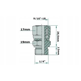 Tiesi jungtis m orfs 9 16 x 1 4 fs bsp