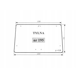 Zetor galinis langas 12111 16145 811 10145 195