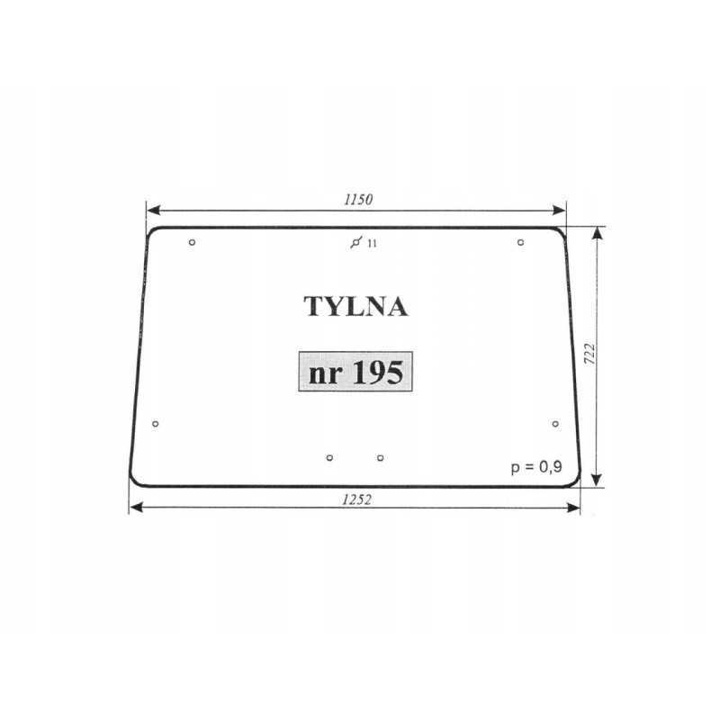 Zetor galinis langas 12111 16145 811 10145 195