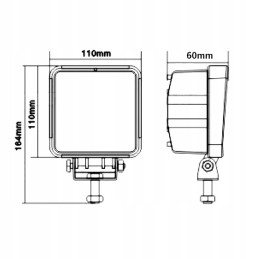 LED darbinė lempa 3600 kvadratinių liumenų