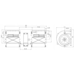 Kormas ventiliatorius 24v tipo spal 009 b45 22
