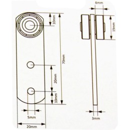 Brezentinių užuolaidų ritinys užuolaidų 19 priekabų ir puspriekabės