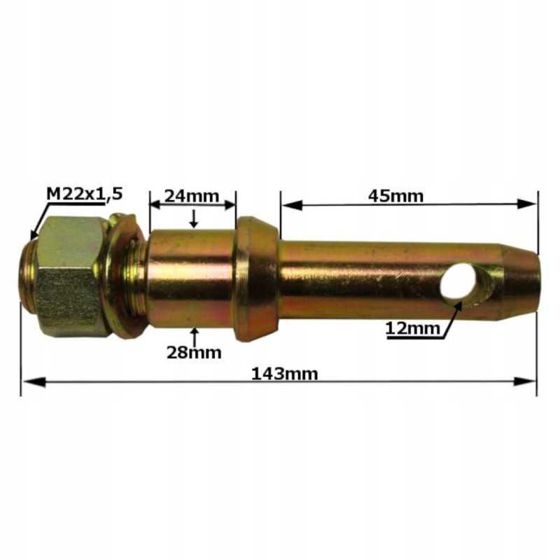 Prisukamas kaištis mf 7 8x146mm 7 8x14unf
