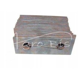 Šlifuoklio galvutės peilis, komplektas, didelis, 150x50x5 fi20