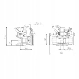 Sauermann automatinis kablys 711171011
