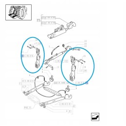 New Holland TM Case MXM 47125904 kabykla