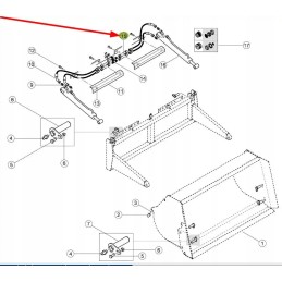 0011398600 metalinė hidraulinė žarna