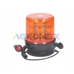 Gaidžio įspėjamoji lemputė su magnetu 18 LED 12 24v