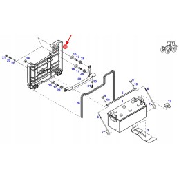 G931901050112 akumuliatoriaus korpuso dangtelis