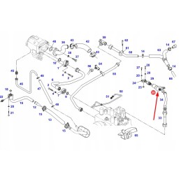 G916951010031 hidraulinės alyvos srauto jutiklis