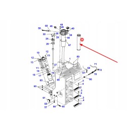 G835860061040 agco hidraulinės alyvos filtras