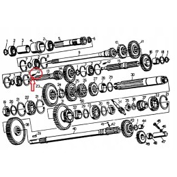 Ursus C 330 pavarų dėžės adatos 3 19 8 54370101 3x19 8