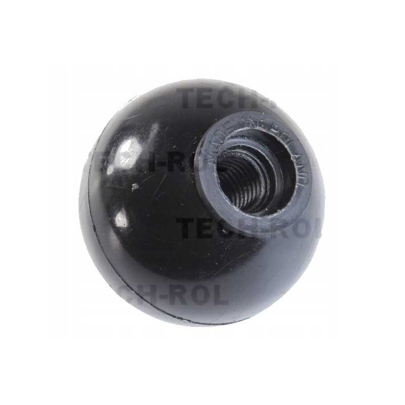 Juoda svirties rankenėlė, skersmuo 40 mm, M10 sriegis