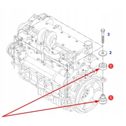 G404200011102 variklio guminis amortizatorius