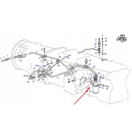 G395100470010 pavarų dėžės hidraulinės alyvos filtras