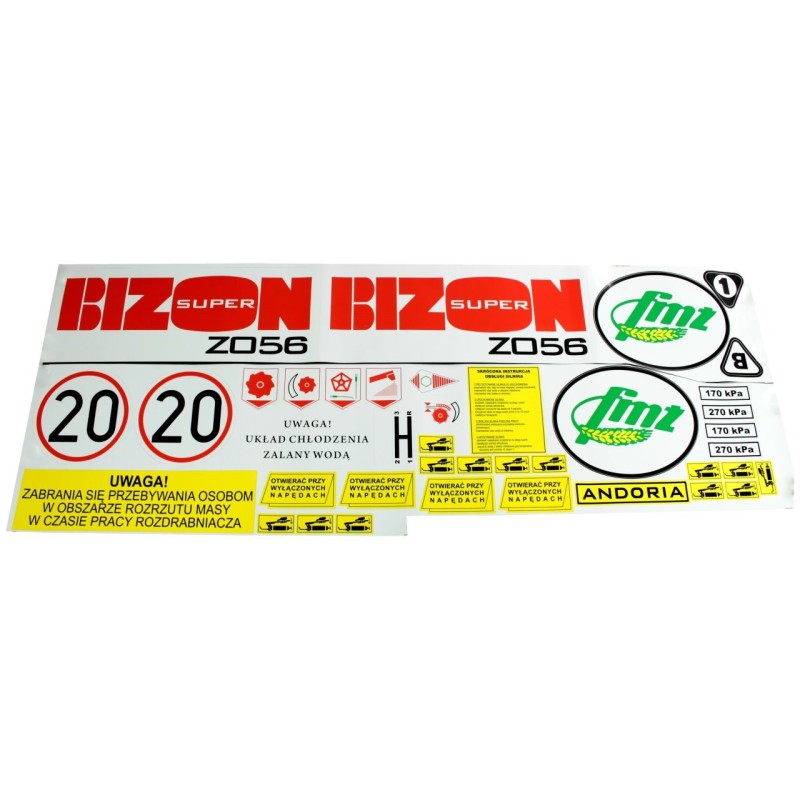 Emblemos lipdukai bizonas 5056505606 5056 50 560 6