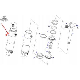 G001990011420 hidraulinių cilindrų sandarikliai
