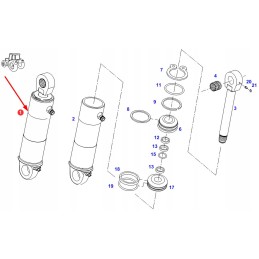 G001990011420 hidraulinių cilindrų sandarikliai