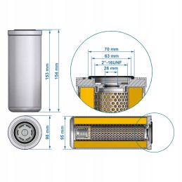 Hidraulinis filtras sph9888 sf filtras