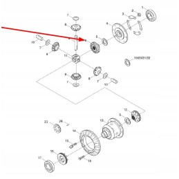 300 Ft 38 144 diferencialo kūginė pavara