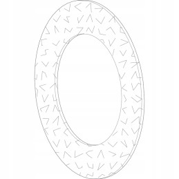 Frikcinis diskas 395177009 100 x 157 x 3 mm