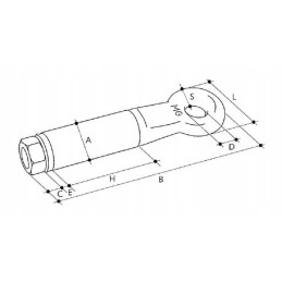 Rotacinis vilkimo kablys suvirinimui, skersmuo 52, 12 t