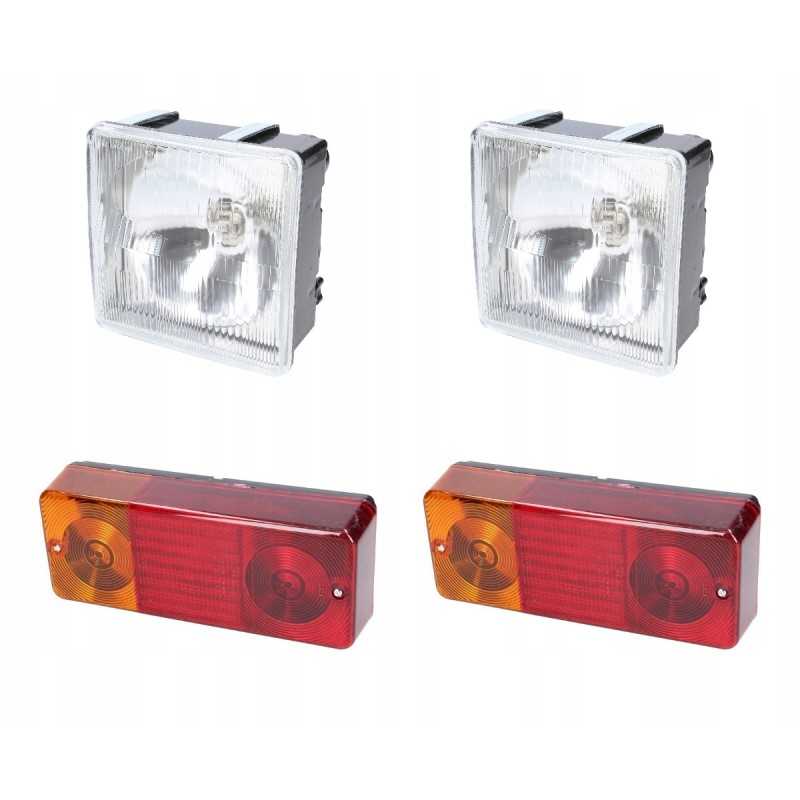 Priekinių ir galinių Mtz Belarus atšvaitų komplektas