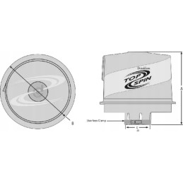 Viršutinis sukimosi pirminis filtras Donaldson 146 81mm x 162