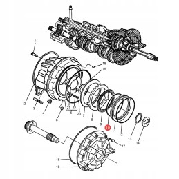 O žiedas massey ferguson 3382251m1 originalus