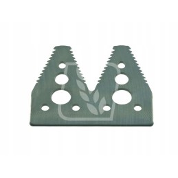 Dvigubo dalgio ašmenys sojos pupelės h163131