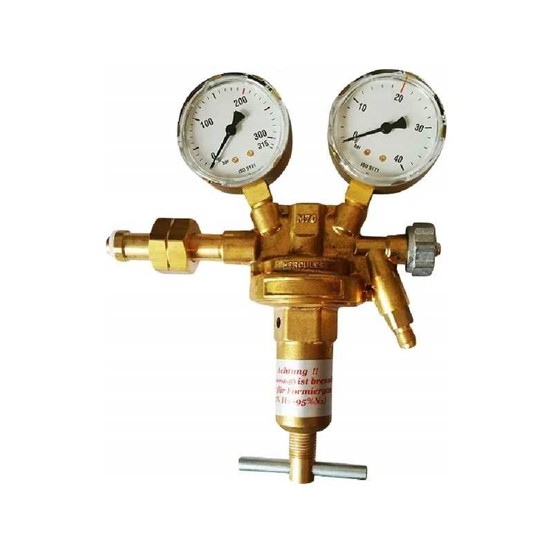 Dujų slėgio reduktoriaus formavimas