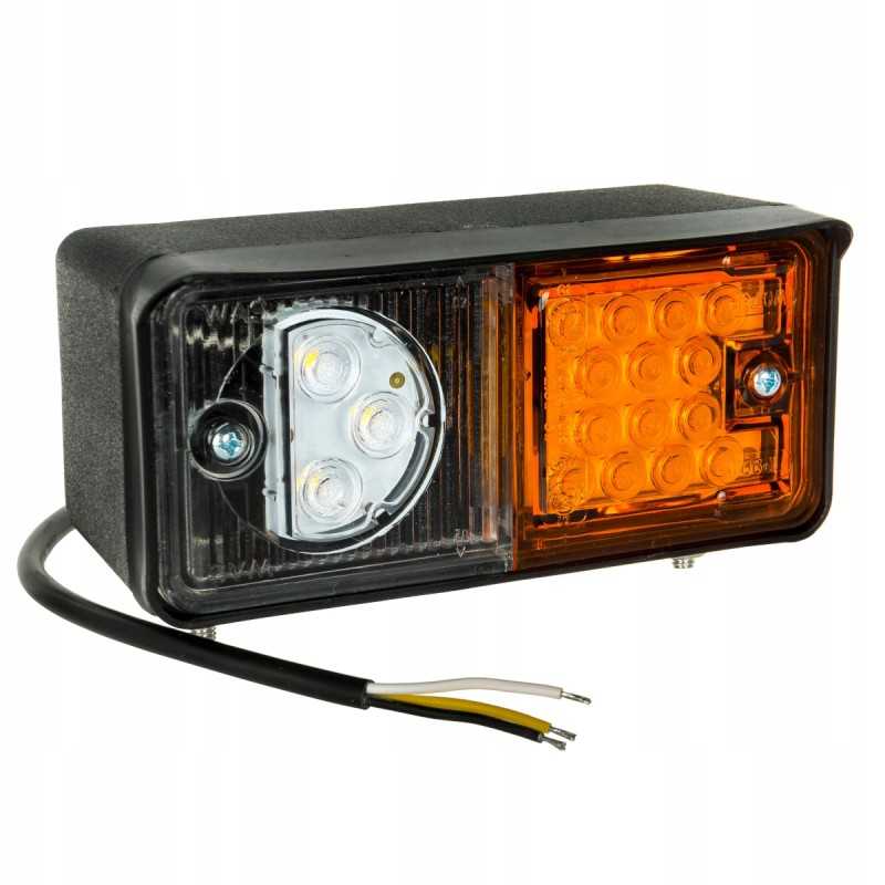 Kombinuotas žibintas priekinis kairysis LED C 360 12 24v