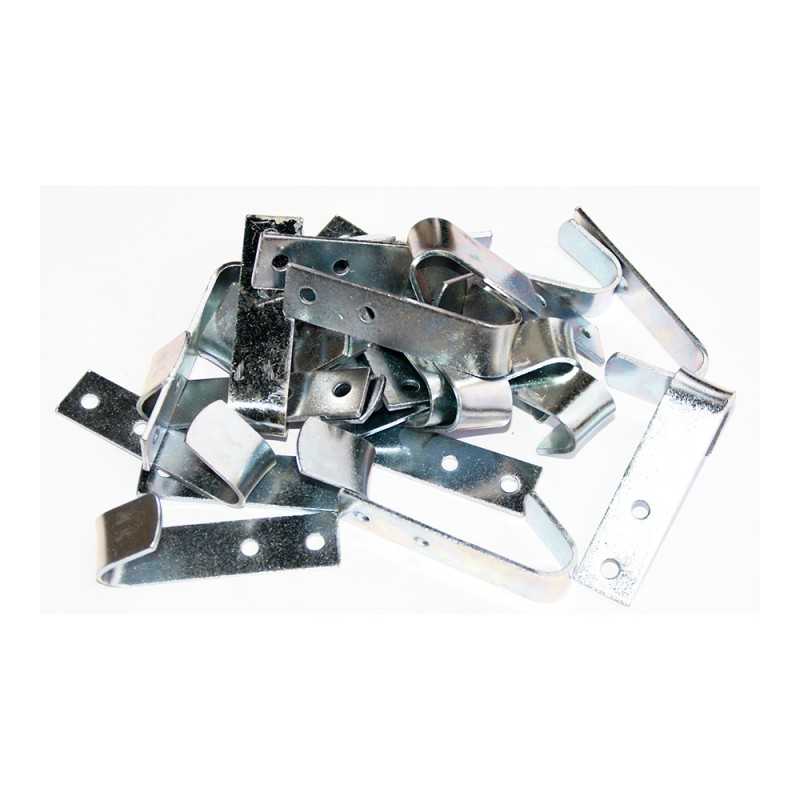 Šoninis kablys, elastingas guminis kabelio kabliukas 20 20