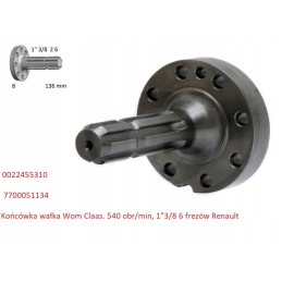 Finalinė kova GTV Claas 540 rpm 1 3 8 6 fr