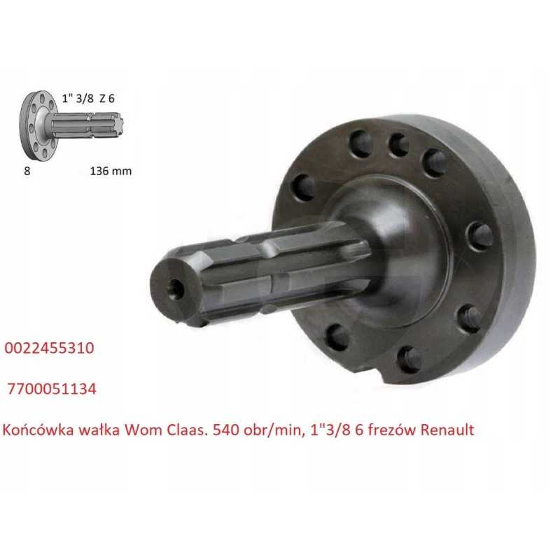 Finalinė kova GTV Claas 540 rpm 1 3 8 6 fr