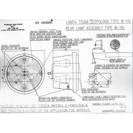 Ursus C330 kairysis kombinuotas galinis žibintas