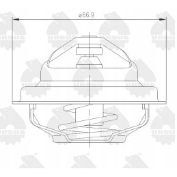 Termostatas C 385 Zetor 4 cilindrų originalus Ursus
