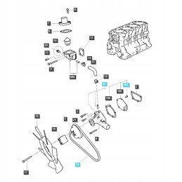 Vandens temperatūros jutiklis LS Tractor Trg750