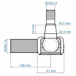 Strypo galas renault 7700654420 m28x1 5 liko